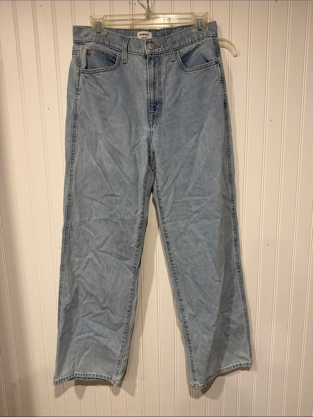Sunday Best Light Blue Straight-Leg Jeans